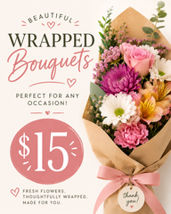 Wrapped Market Bouquets