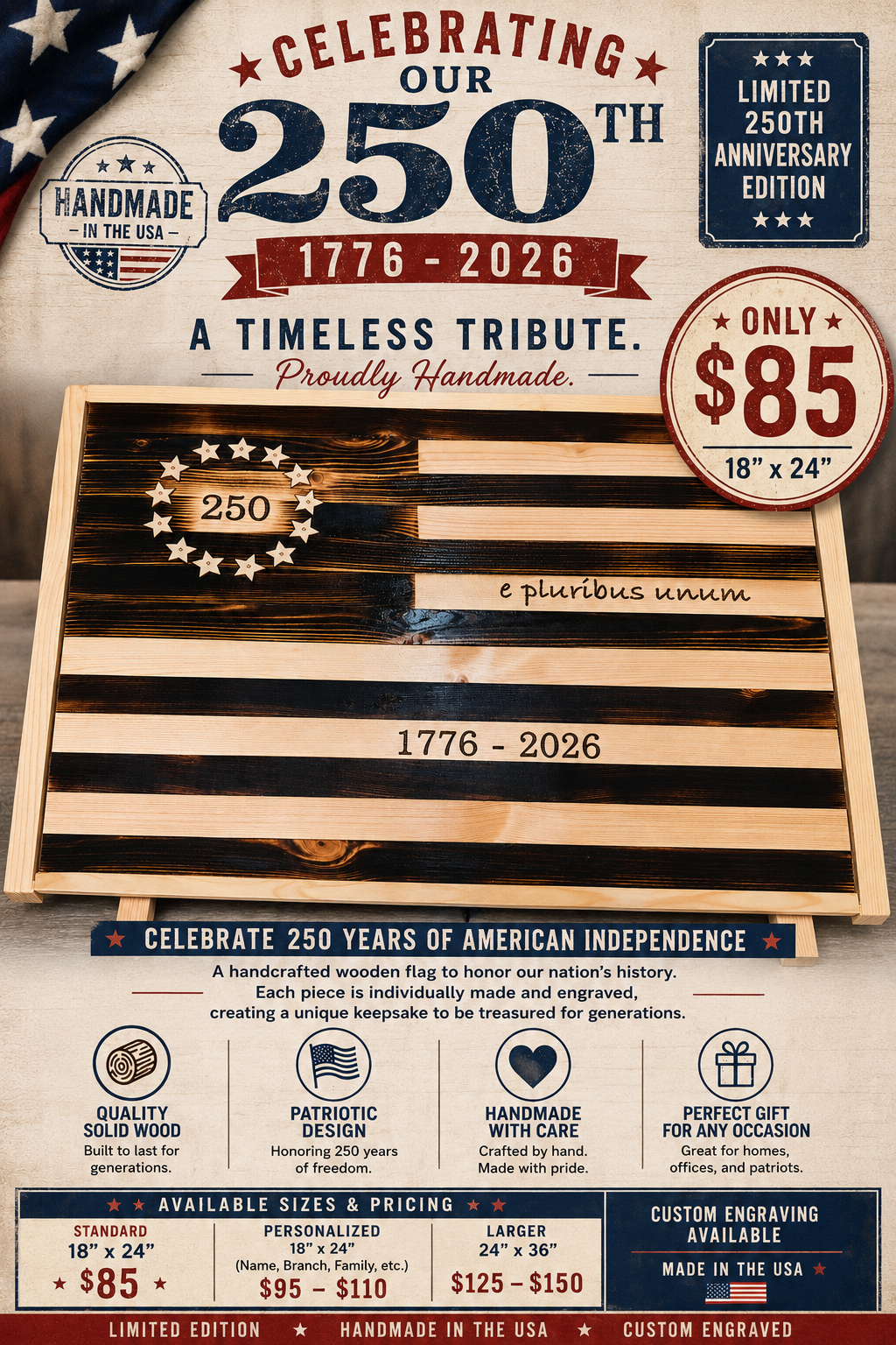 250th Celebration Flag