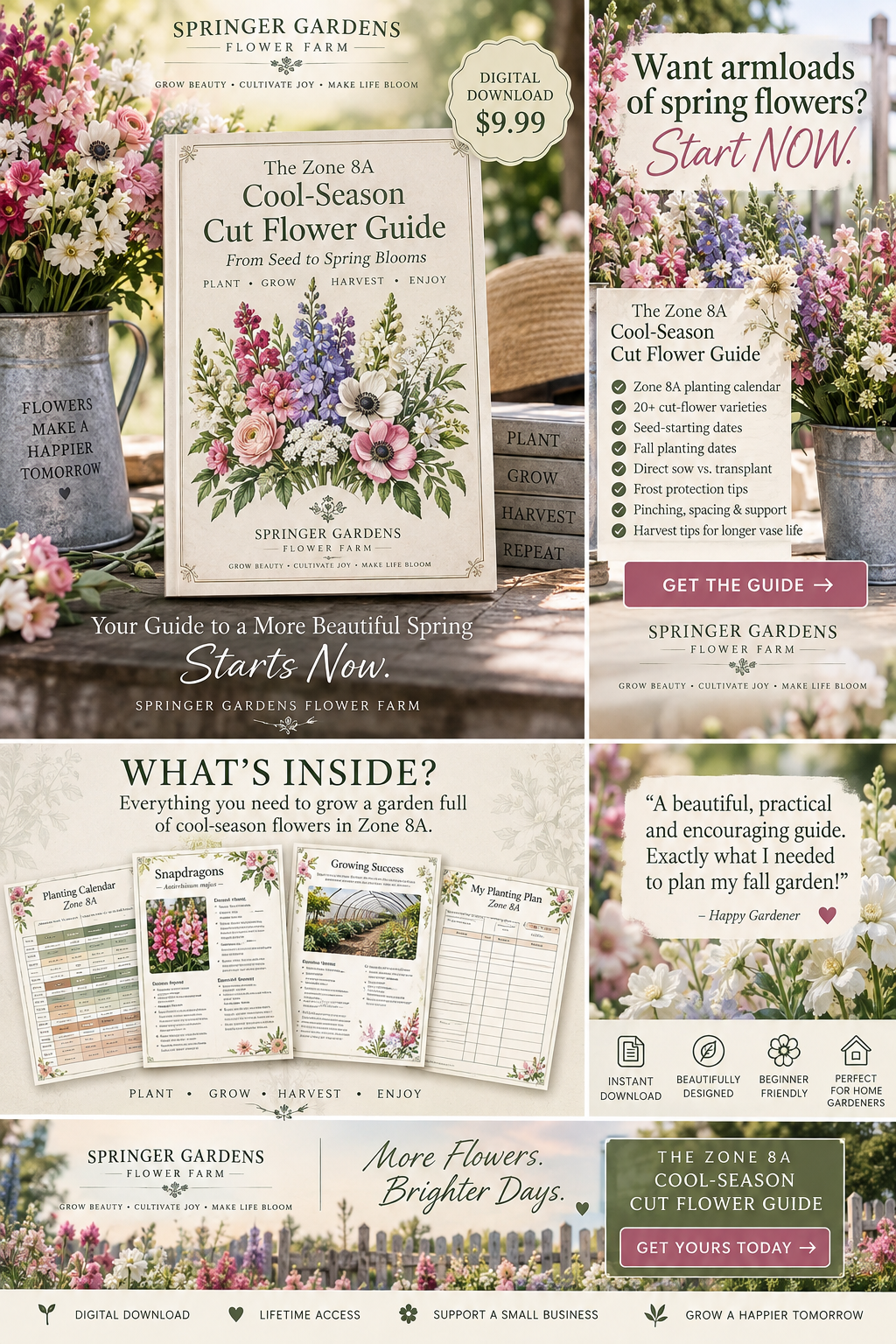 Cool Season Cut Flower Guide