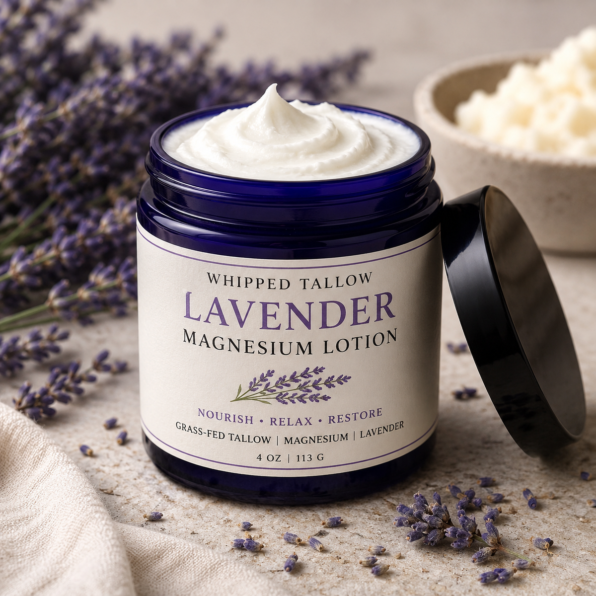 Whipped Lavender Magnesium Body Butter