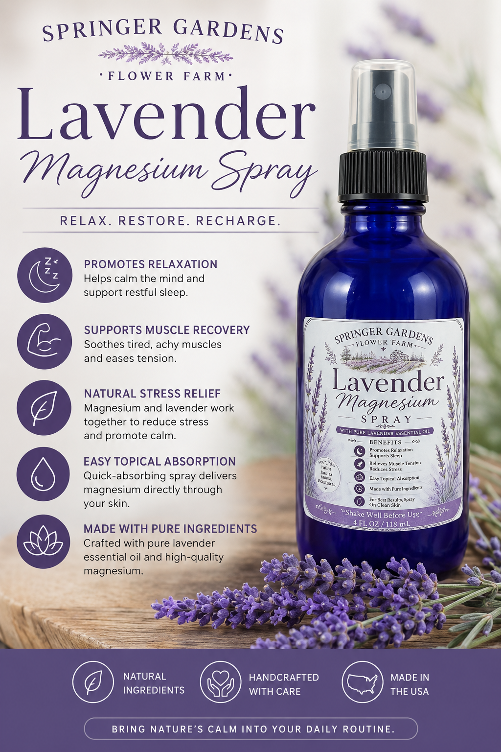 Lavender Magnesium Spray