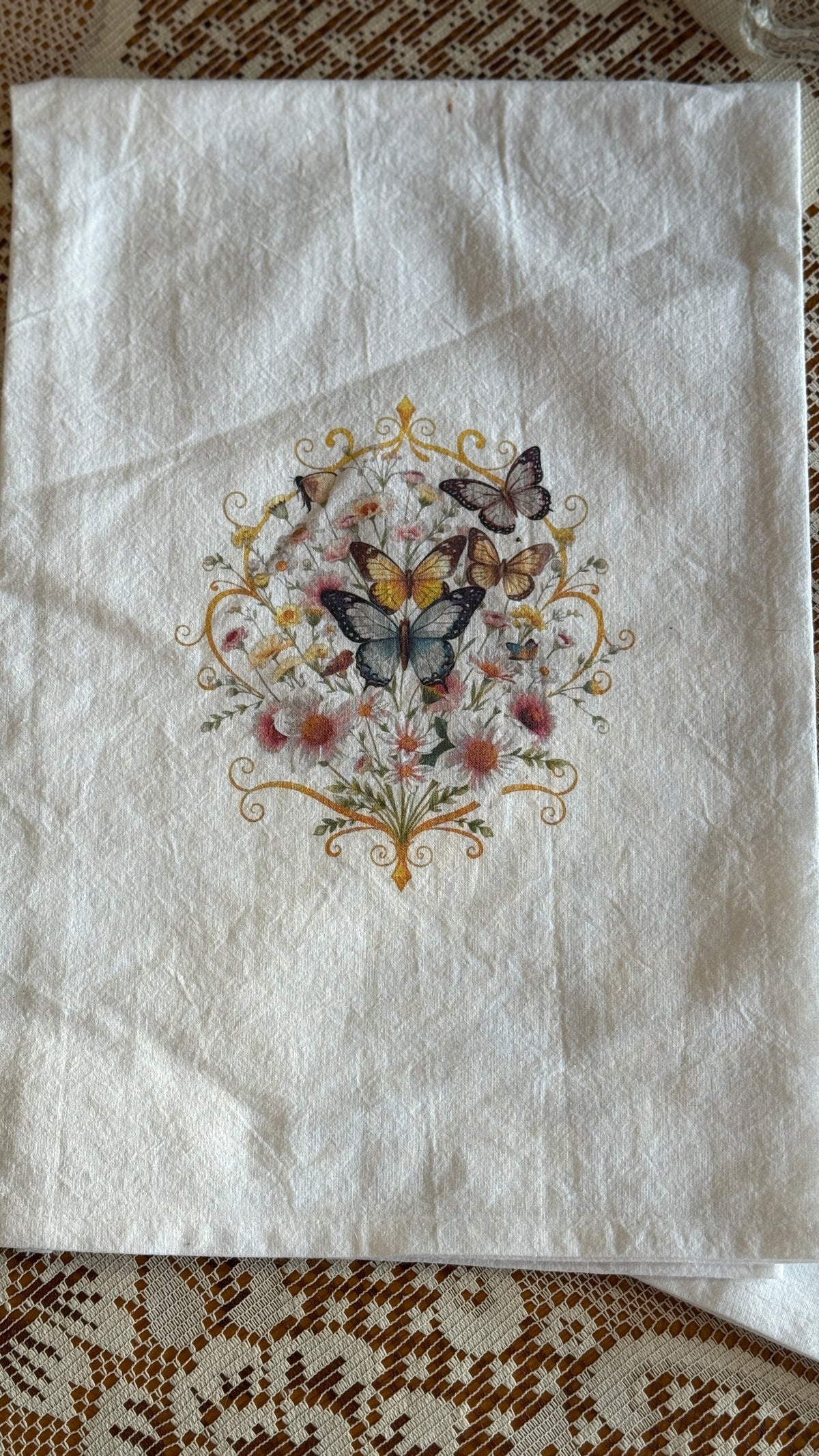 Whimsical Floral Tea Towels